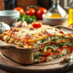 Rezept für Gemüselasagne mit Reis