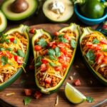 Rezept für Zucchini-Boote mit Taco-Füllung