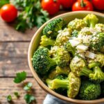 Rezept für käsiges Pesto-Brokkoli-Gemüse