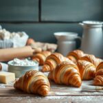 Selbstgemachte Croissants