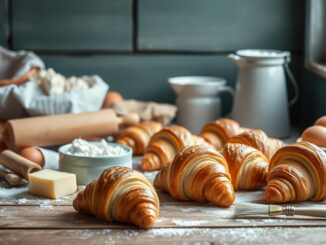 Selbstgemachte Croissants
