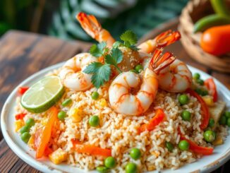 Shrimps-Reis Rezept