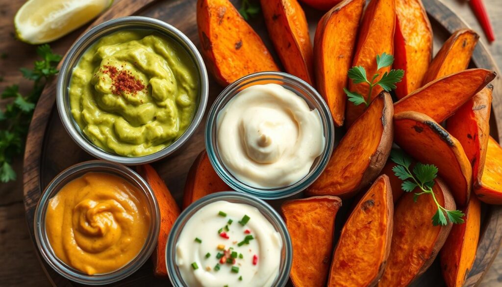 Süßkartoffelwedges Dip