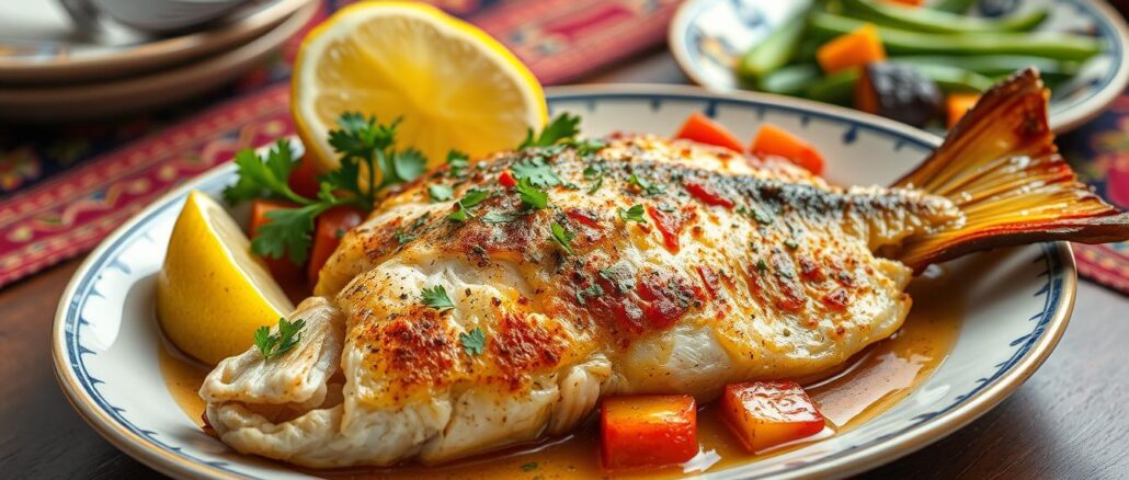 Türkisch Gebackener Kabeljau