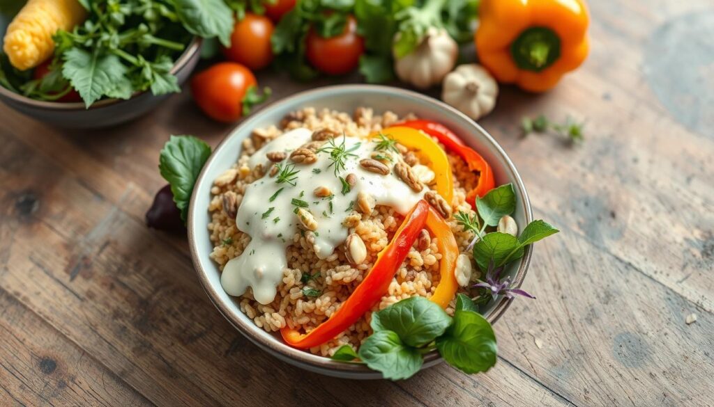 Vegane Optionen und glutenfreie Zutaten
