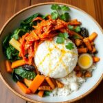 Veganes Rezept Kimchi-Bibimbap