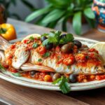 Veracruz-Style Red Snapper Rezept