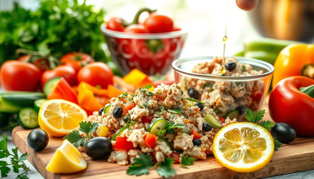 Zubereitung Thunfischsalat