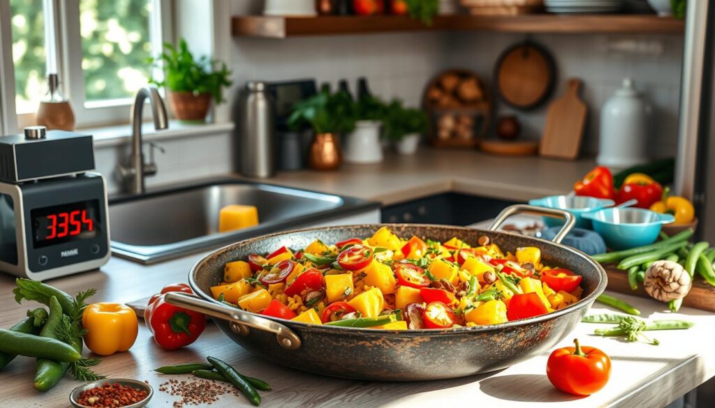 Zubereitungszeit und Portionen