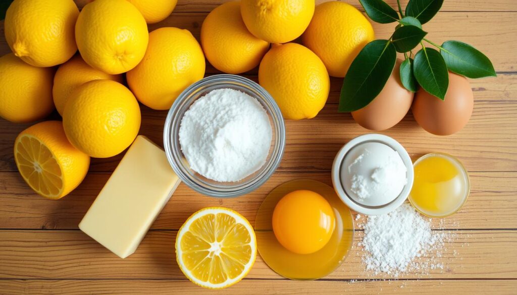 Zutaten Lemon Bars