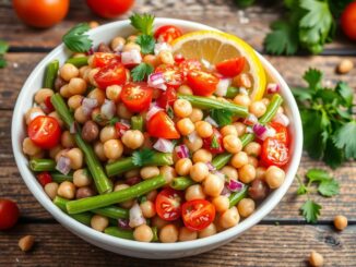 einfaches Bohnensalat Rezept