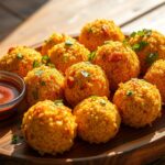 gebackene Reisbällchen