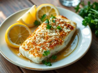 gebackener Fisch