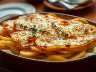 klassisches Kartoffelgratin
