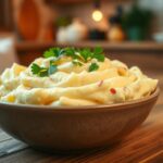 rote Haut Kartoffelpüree
